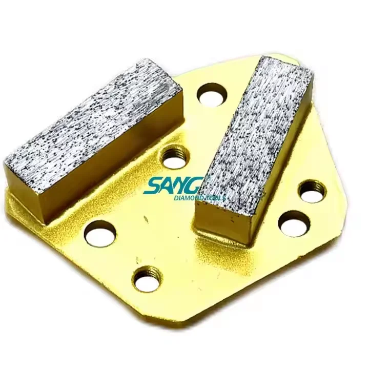 Wholesale Grinding Hard floor Concrete Floor Trapezoid Metal Bond Concrete Abrasive Block Diamond Grinding Block