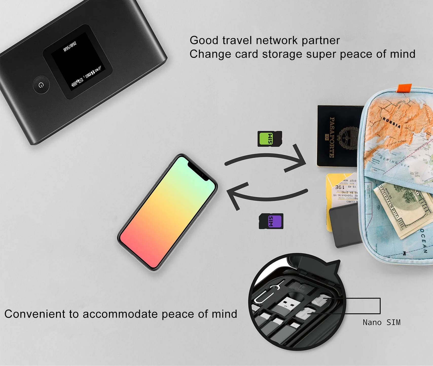 
budi oem free logo printing the newest super slim powerbank 5000mAh type c to type-c 6 in 1 data cable and sim card eject pin 