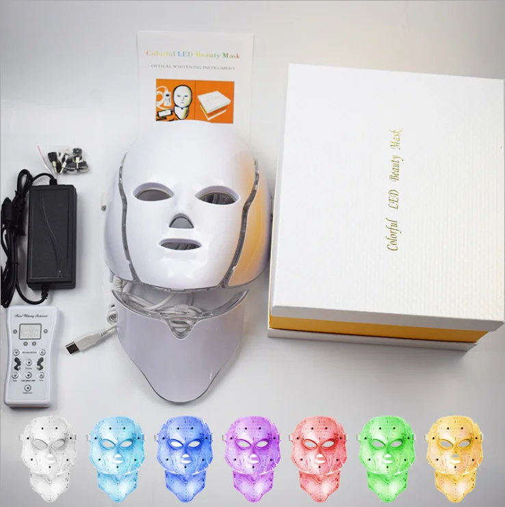 
Multifunction Face mask 7 Color Photon Light Therapy Facial Beauty Led Whitening Mask for Facial Skin Care 