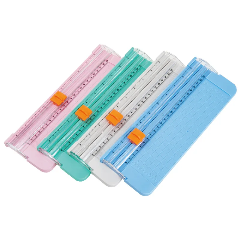 Paper Cutter A5 Paper Trimmer Scrapbooking Tool with Automatic Security Safeguard Rotary Paper Trimmer