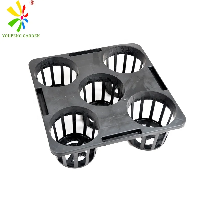 Hot sell small holder tray 5cells flower pot  butterfly orchid  seedling tray