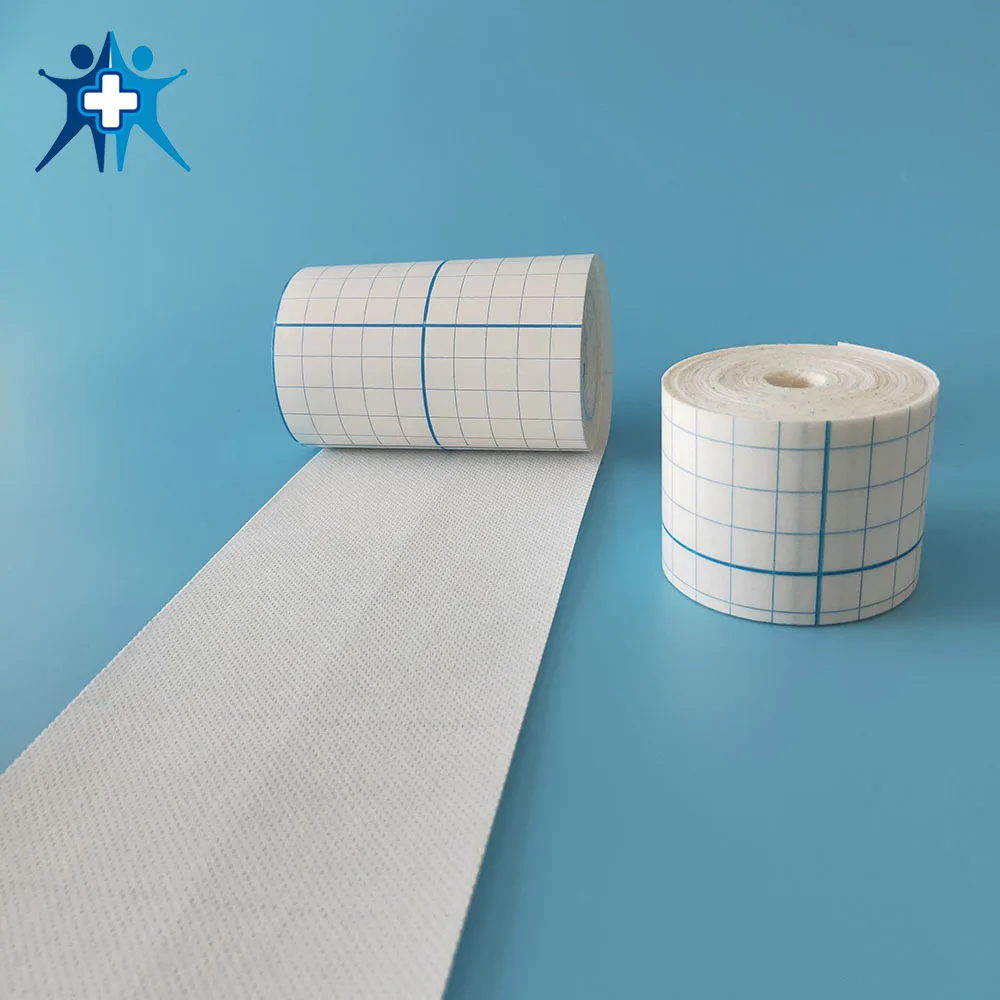 2020 china Surgical wound dressing hypafix fabric non woven adhesive fixing tape rolls