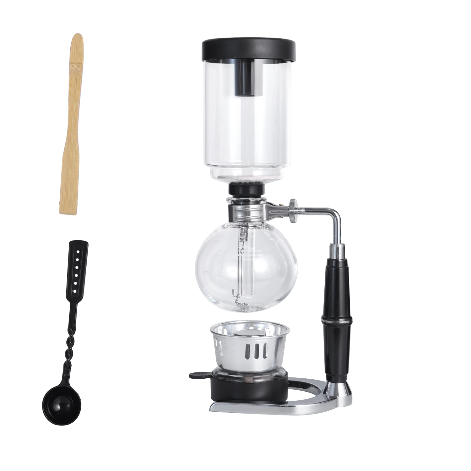 3 cup 5 cup tabletop borosilicate glass siphon balancing syphon coffee maker