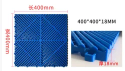 Rigid Modular Anti Slip Car Wash Drainage Plastic PP PVC Garage Floor Tile