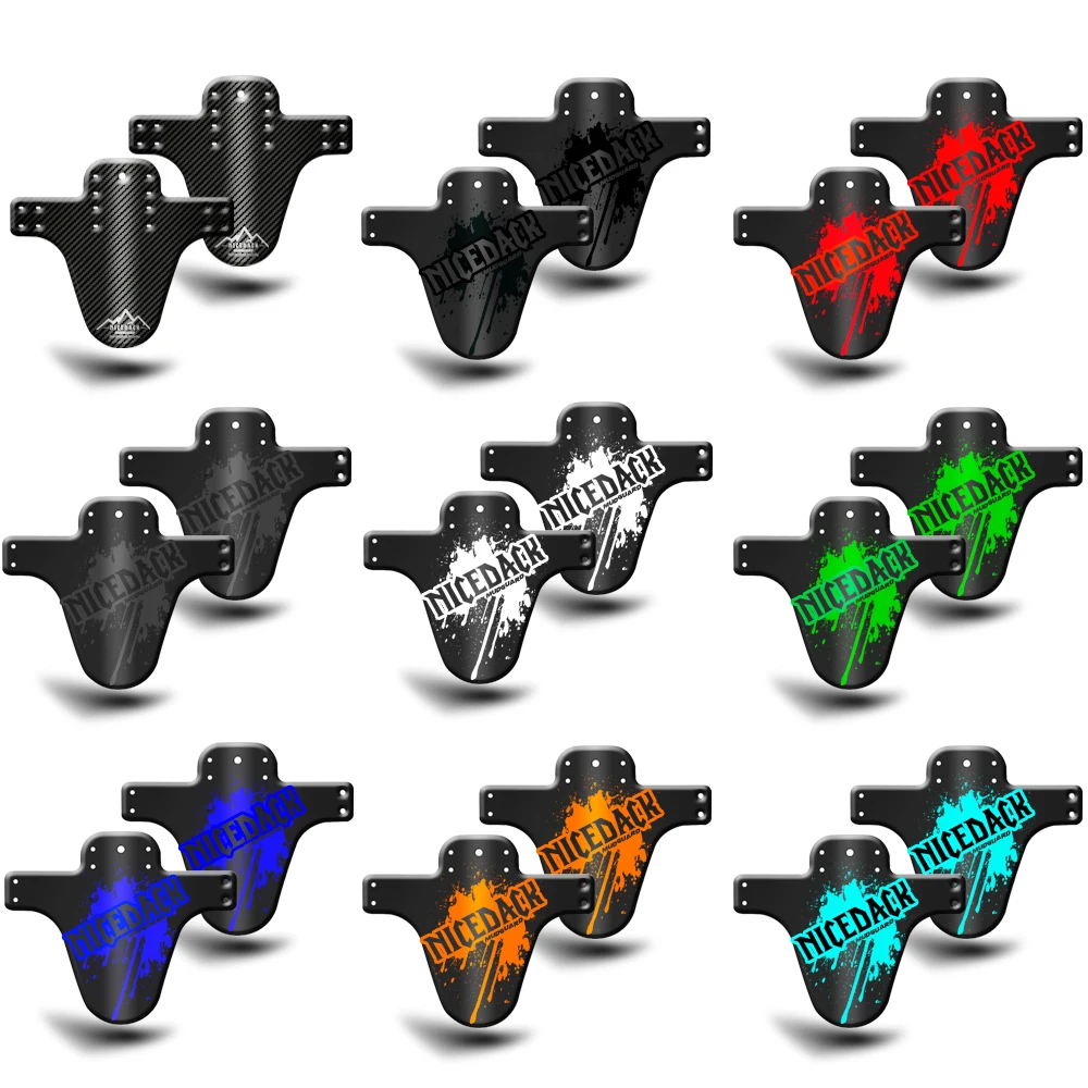 Горные кранцы Fiets брызги из углеродного волокна спереди/охлаждение горного велосипеда горный велосипед vleugel Modder Guard Fietsen Accessoires 8 Kleuren