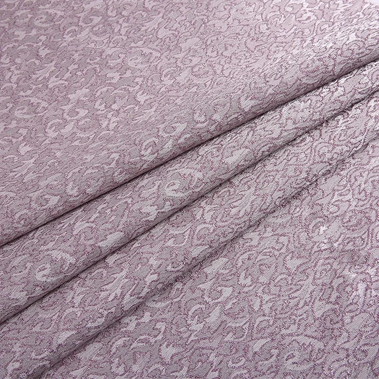 Africa catiionic yarn dyed woven damask jacquard 100% polyester fabric names for dress