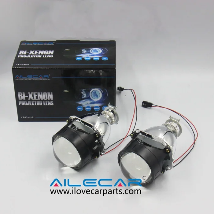 2.5 Inch Auto headlamp Bi xenon Hid projector H1 mini projector 8.1