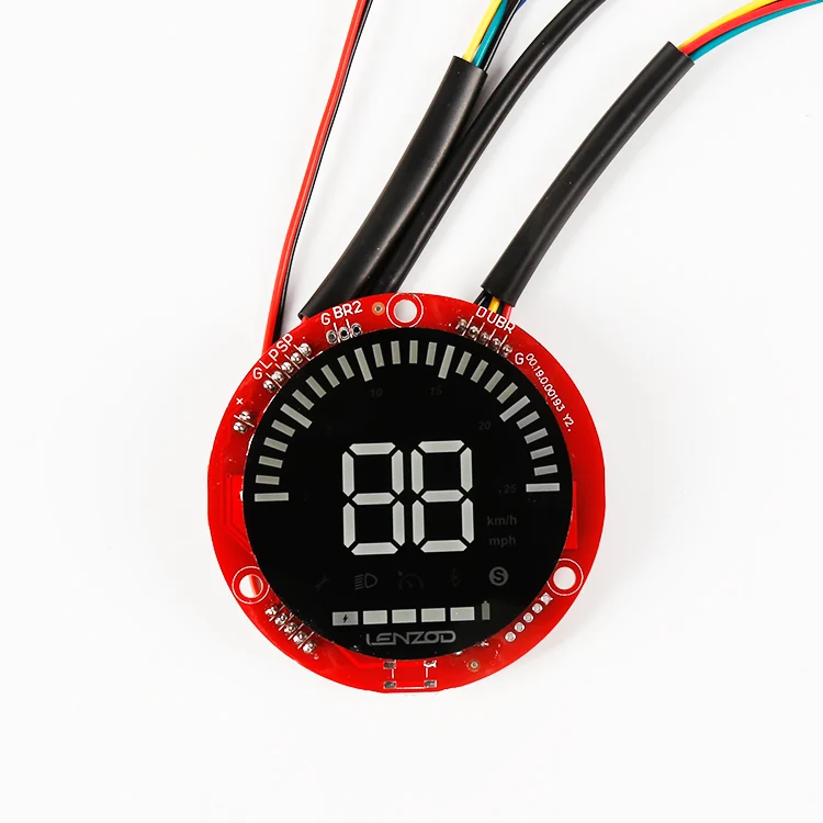 Fast Delivery Chinese 12V LCD Display with Dual Brake APP Housekeeper for Electric Bluetooth Scooter Electric Accessories