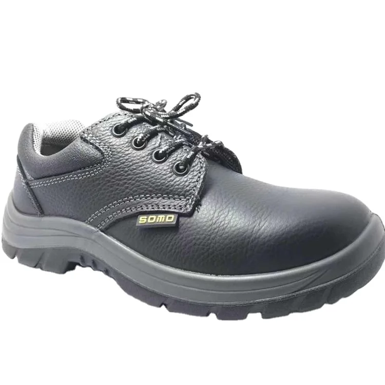 Дышащая износостойкая Рабочая защитная обувь из воловьей кожи Мужская