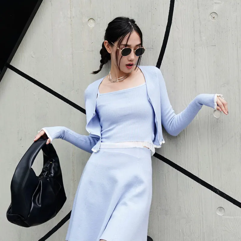 oem fashion sweater women crop top sleeveless girl sweater guangzhou womens clothing wholesale tank top women
