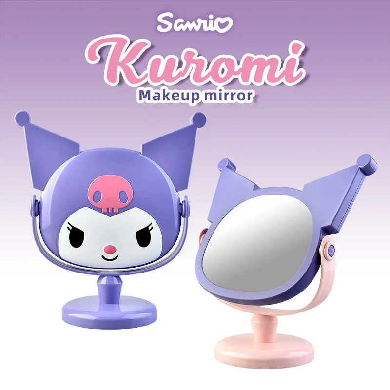 Kulomi трехмерное мультяшное зеркало для макияжа Hello Kitt милое креативное настольное украшение KUROMI