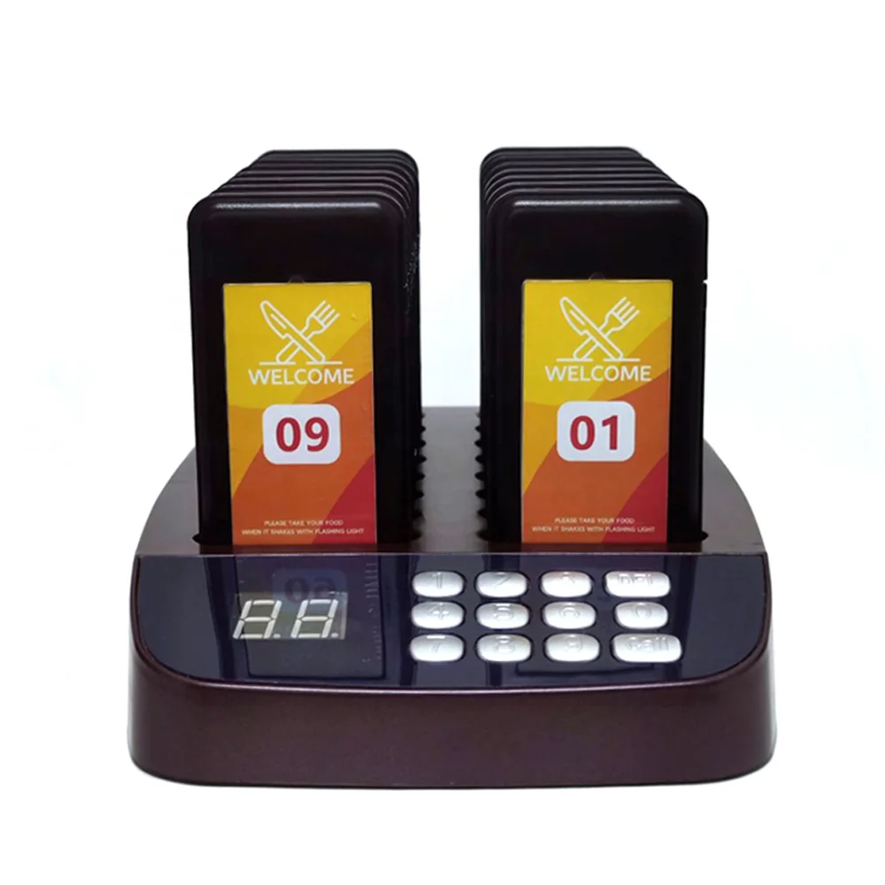 Beeper Queue Management Queuing Wireless Calling System Restaurant Vibration Pager