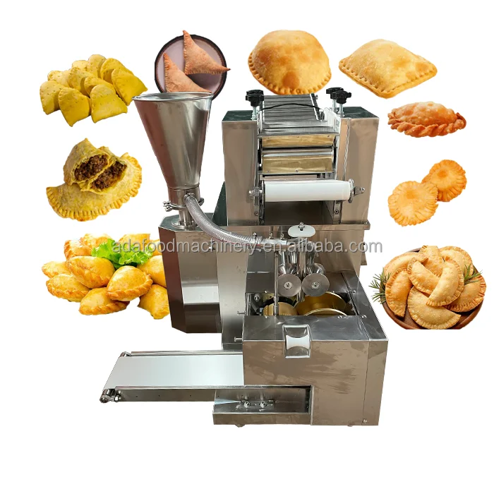 USA/Canada 110v 220v 240v 12/15cm Automatic Big size Empanada Machine/Large Dumpling Samosa Making Machine
