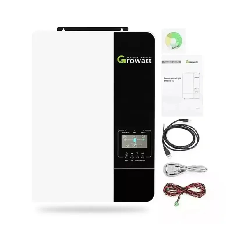 В наличии, Growatt SPF5000ES 230VAC 50/60 Гц, 5 кВт, солнечный инвертор для батареи 48 В, цена