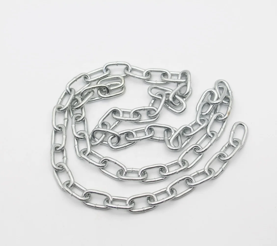 DIN 5685 electroplating galvanised steel link chain welded steel link chain
