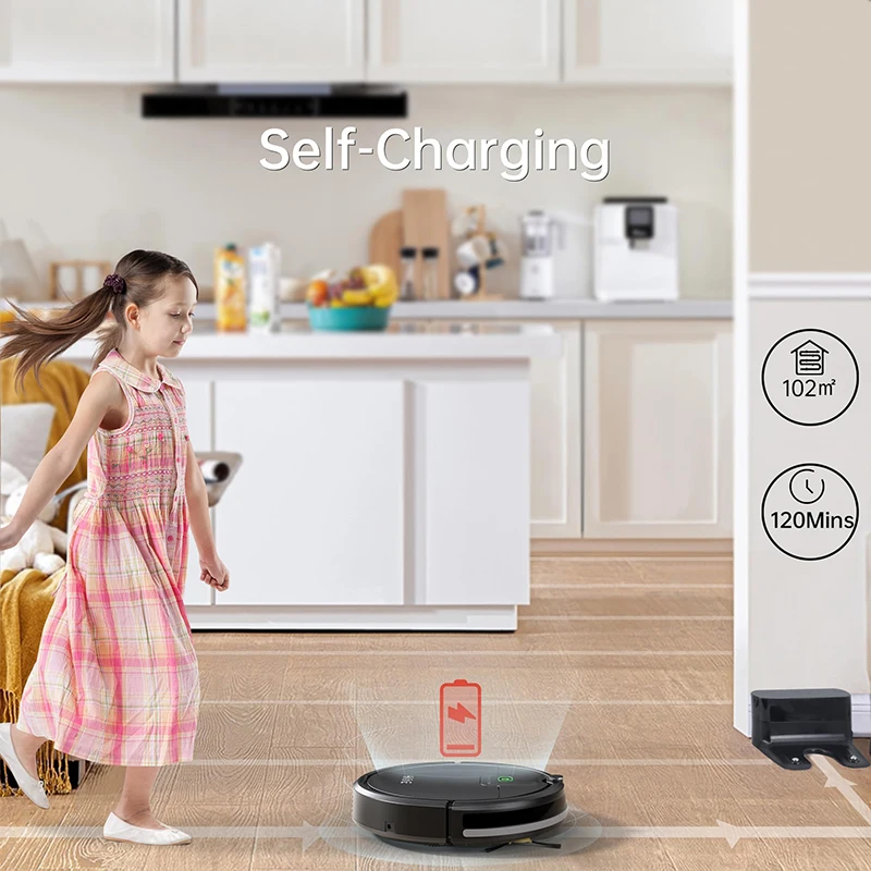 Auto Robotic Dust House Smart Self Cleaning robot vacuum cleaner for Hard Floor