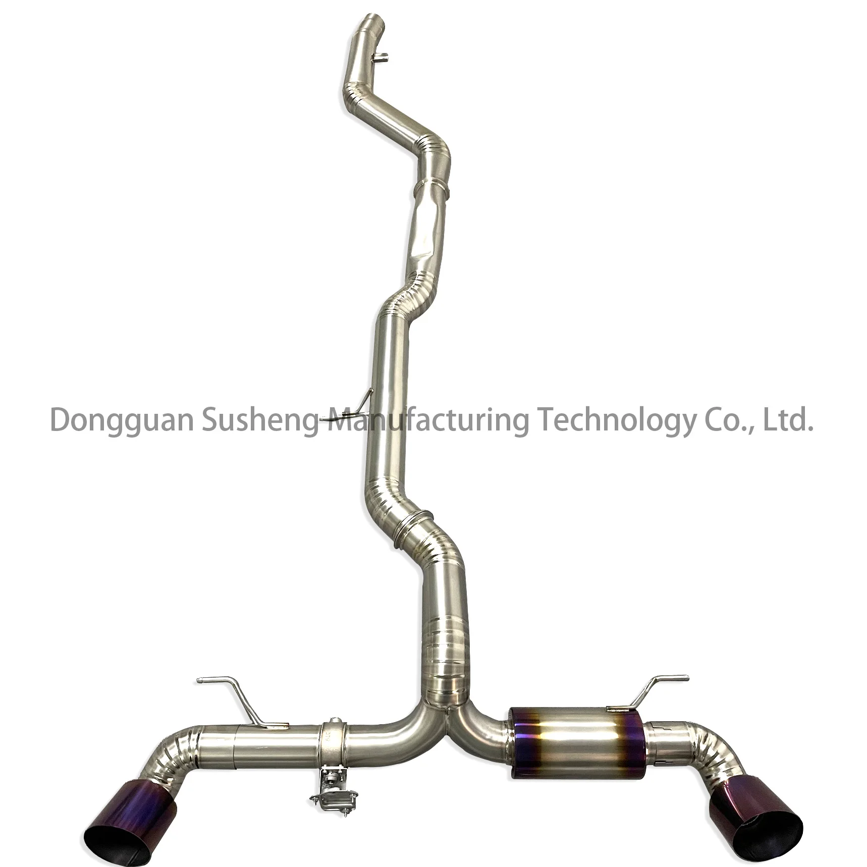 304 Stainless steel /titanium alloy exhaust pipes exhaust muffler For Toyota Supra GR A90 3.0T 2020+ 89mm Catback Exhaust system