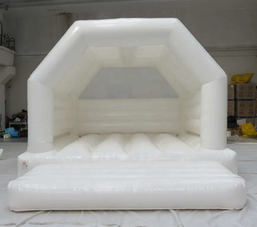Best quality Inflatable Jump House Wedding Jumping Castle All white Bouncer For Sale