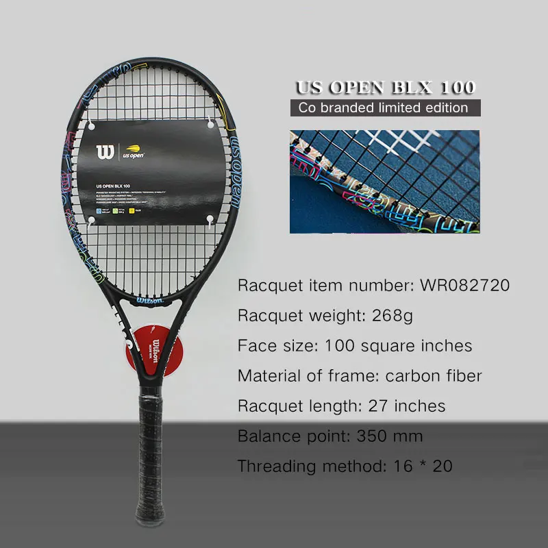 China Lightweight Carbon Fiber Tournament Brands Profesional Tennis Racket