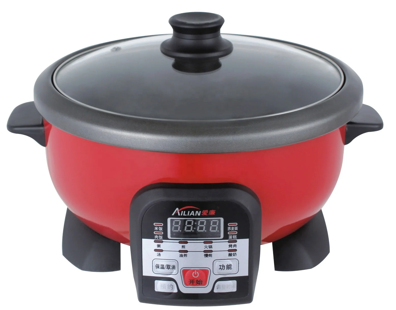 Электрическая плита вок для приготовления пищи все-в-одном горшок студенческого общежития многофункциональный небольшой Электрический горшок Бытовая многофункциональная