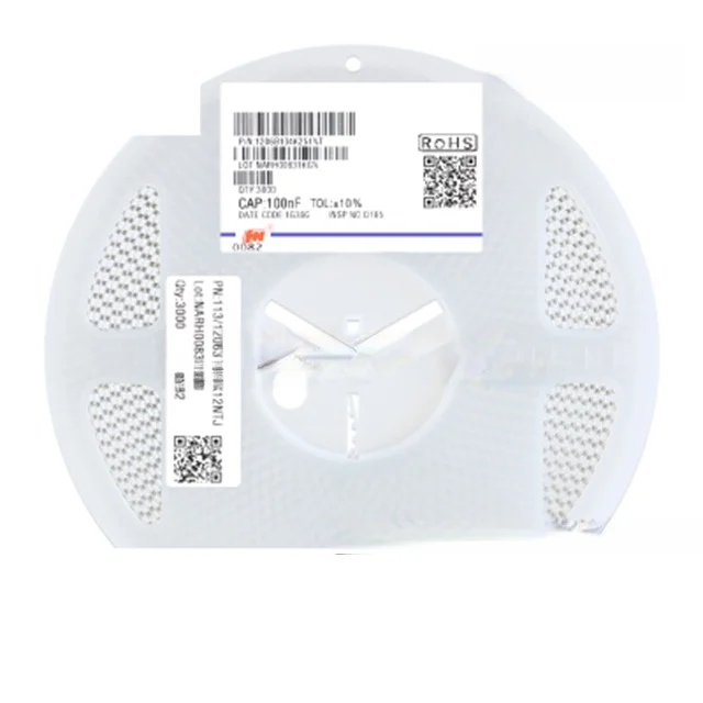 YXDZ 1206 SMD capacitor 100nF(104)  10% 250V X7R 1206B104K251NT(10pcs)