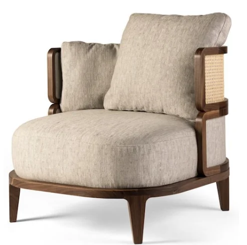 
Upholstery Classic Timeless Design Rattan Woven Cane Sofa Removable Cushion Customized Living Room 