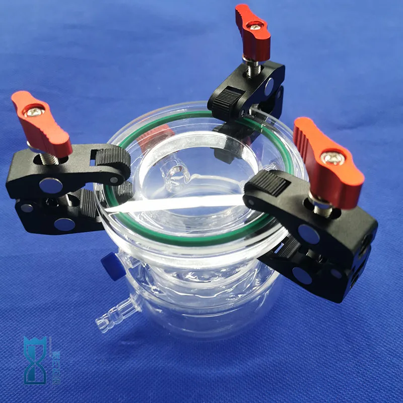 photocatalytic clear quartz glass reactor