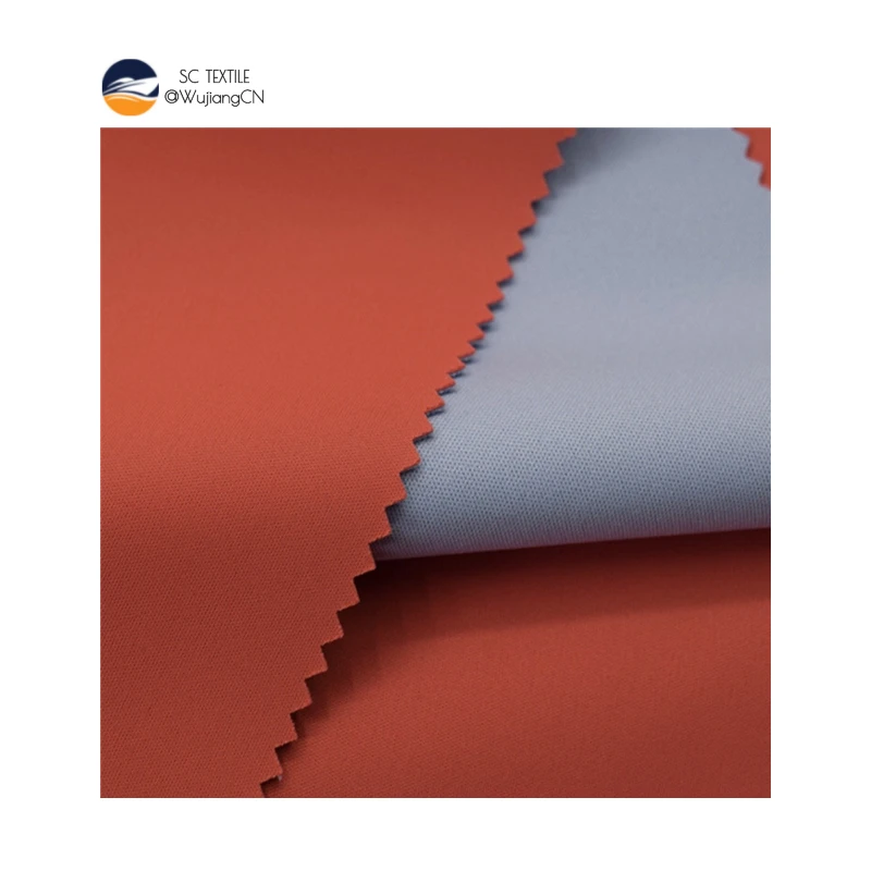 2022 new trend 30D knitted TPU composite fabric waterproof 200gsm 100% polyester fabric for jacket