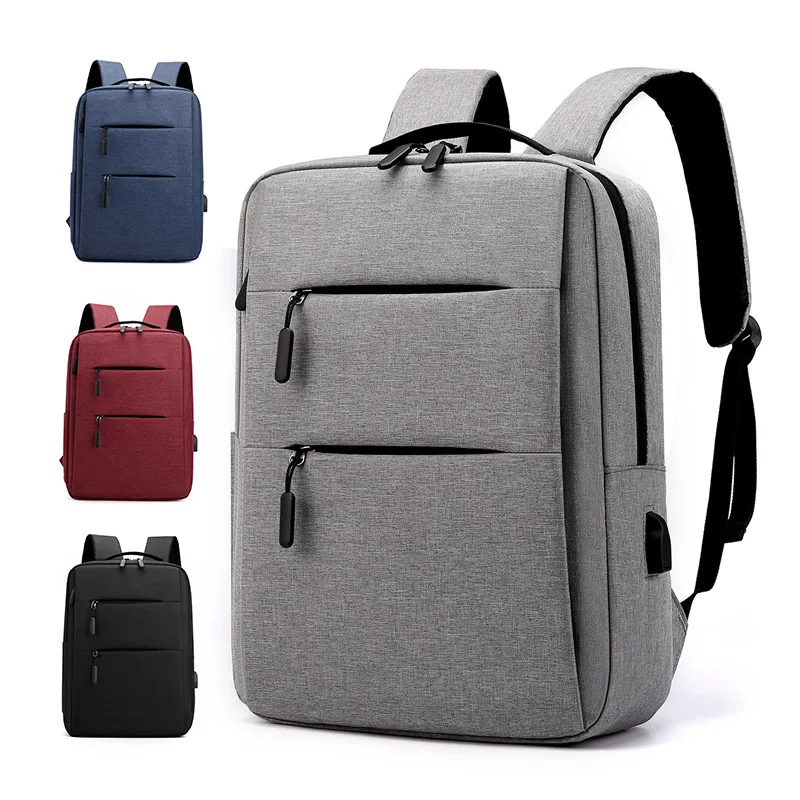 New Design Leisure Travel 15 Inch School Laptop Backpack Bag Office Business Laptop Backpack With USB Charging for Men Women