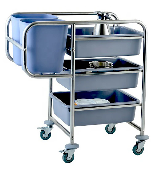 2020 New Design Kitchen Plastic Push Trolley Cart For Bowls Dishes Collection push cart
