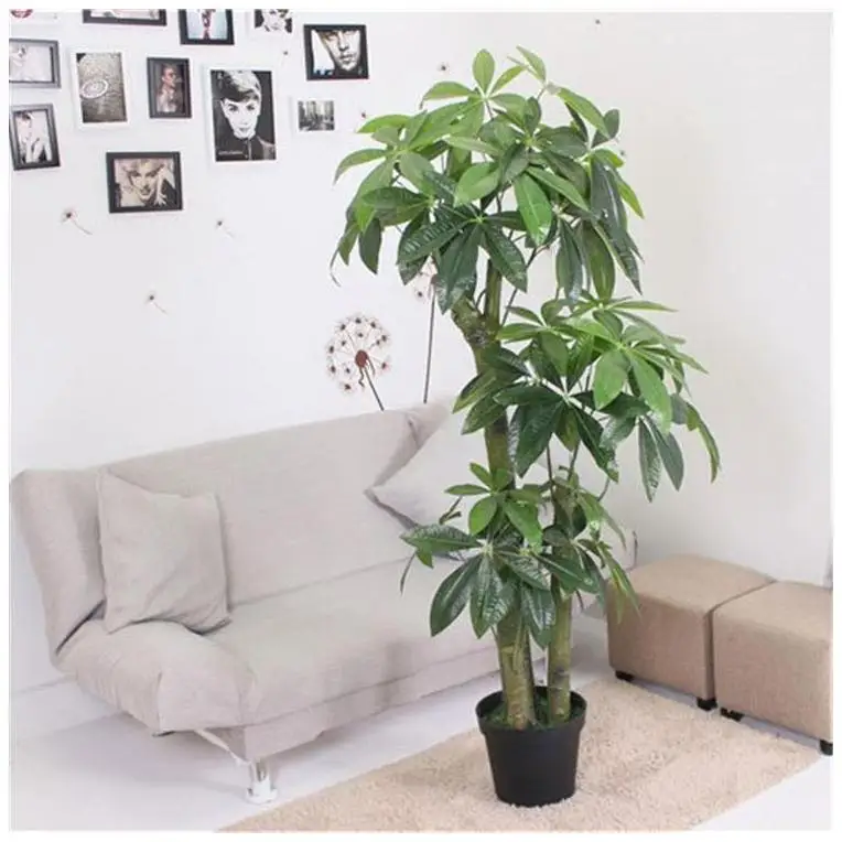 Artificial Bamboo Green With Vase Low Price Plants And 2024 High Quality Plastic New Fashion Spring Artificial Flowers