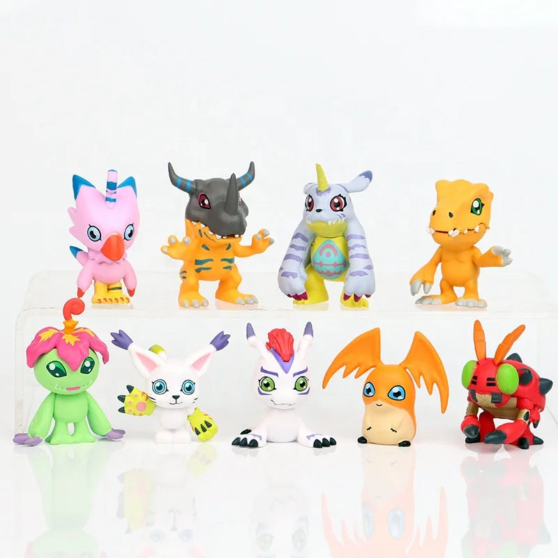 9 шт./компл. японская аниме цифровая модель монстра Digimon игрушки руки экшн-фигурки коллекционные куклы