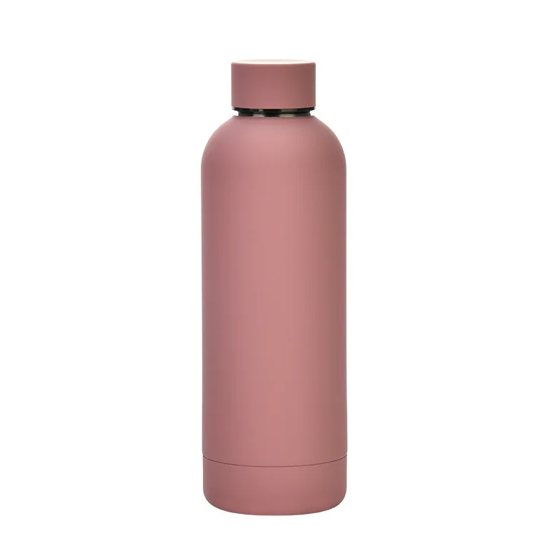 Mikenda Custom Logo Stainless Steel thermo Bottle 500ml Vacuum Flask Keep Water Hot And Cold Custom Laser Engraved Logo