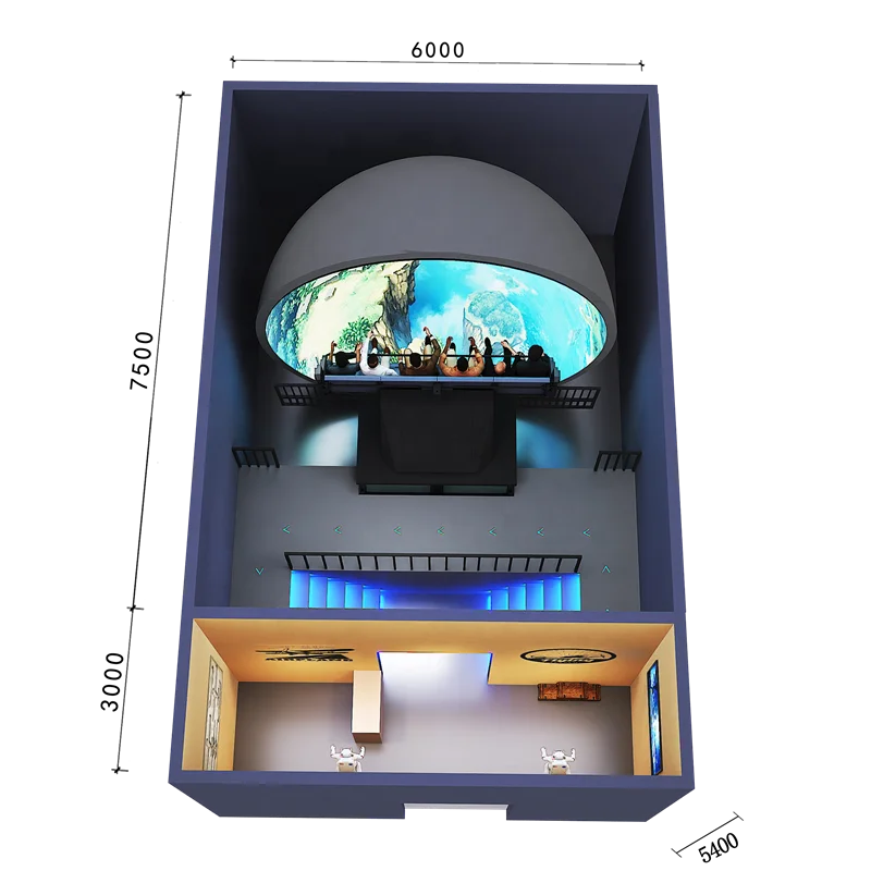 Парк развлечений комнатные видеоигры невооруженным глазом 3D кинотеатр Летающий театр игровой мир Юрского искусства аттракцион захватывающий проектор