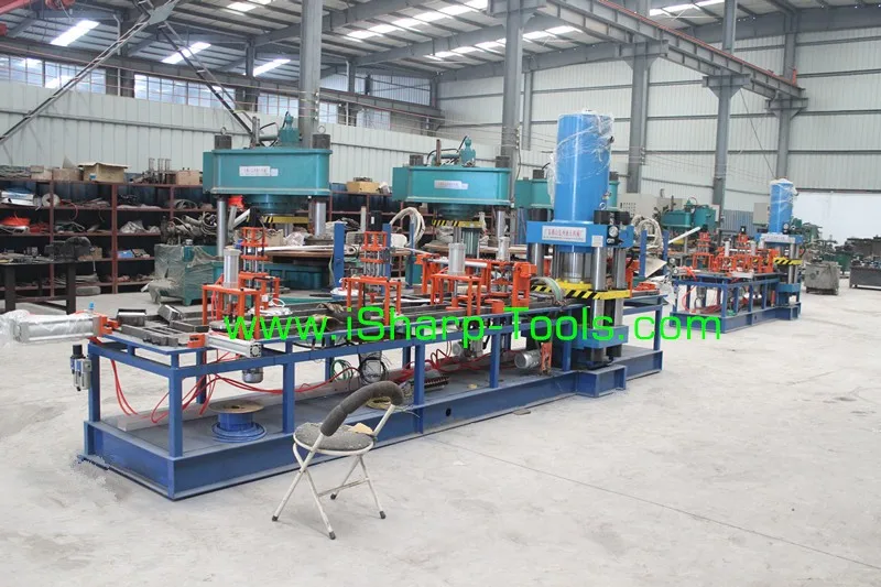 Pusher Type Metal Cutting Disc Making Machine grinding wheel production line with PLC control