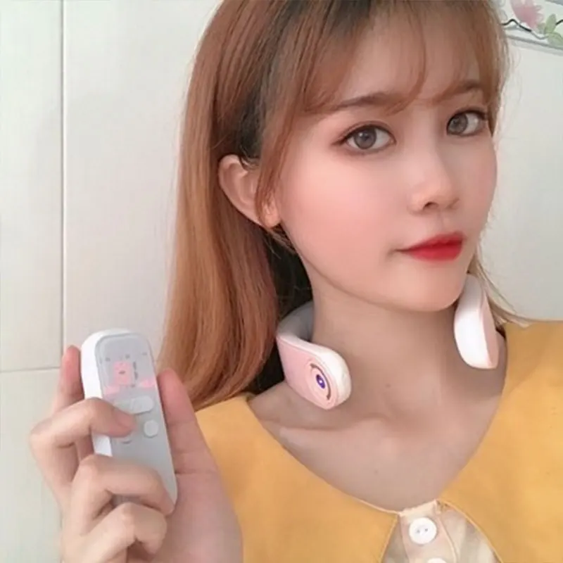 PGG D16 Dual Pressure Point Tens Smart Shiatsu Professional Personal Intelligent Neck Massager Remote Control