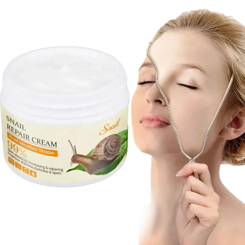 Low Price Sales 50ml Private Label Organic Face Beauty Skin Care Improve Dullness Snail Repair Cream