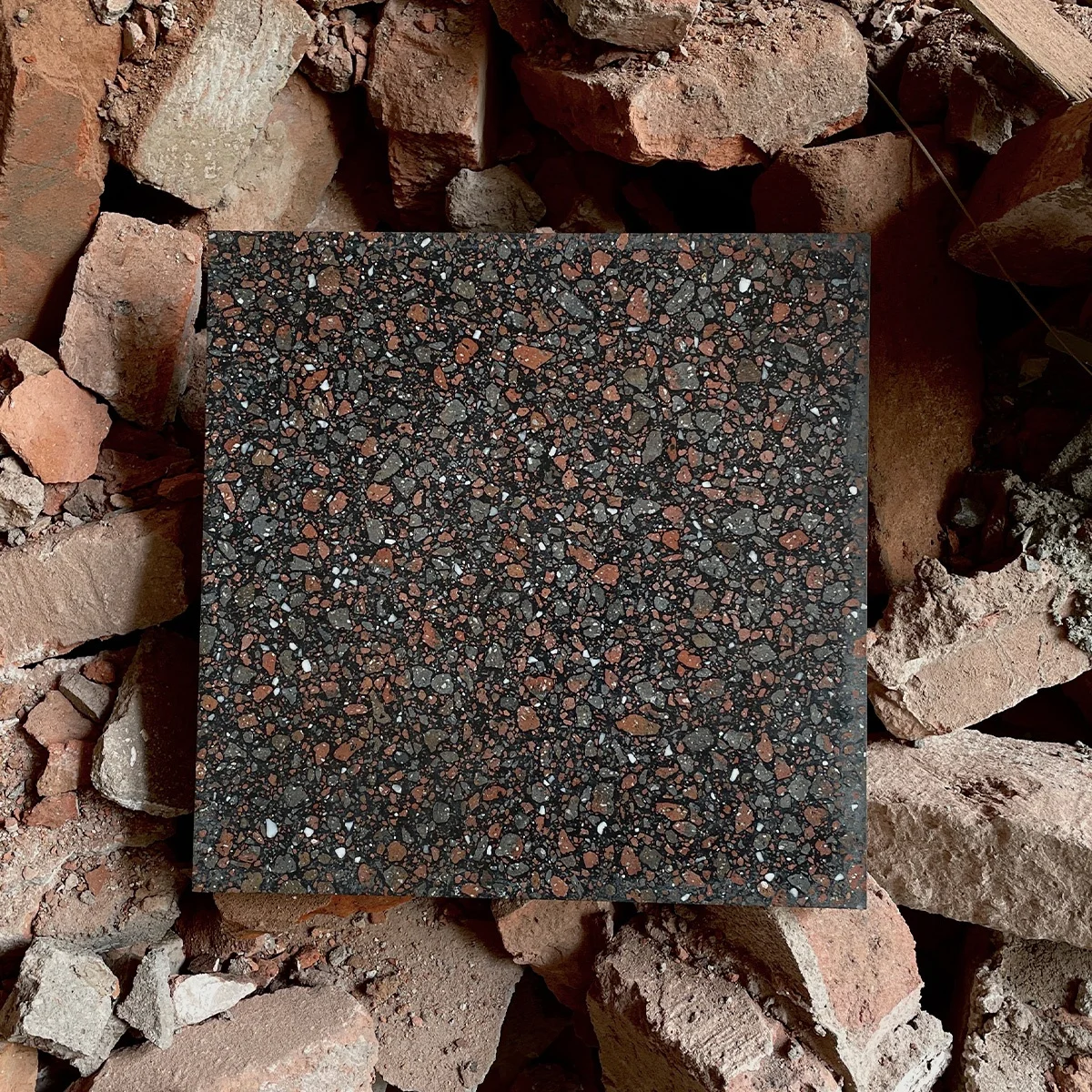 terrazzo alsb  waste red brick recycling Eco-friendly recycled terrazzo