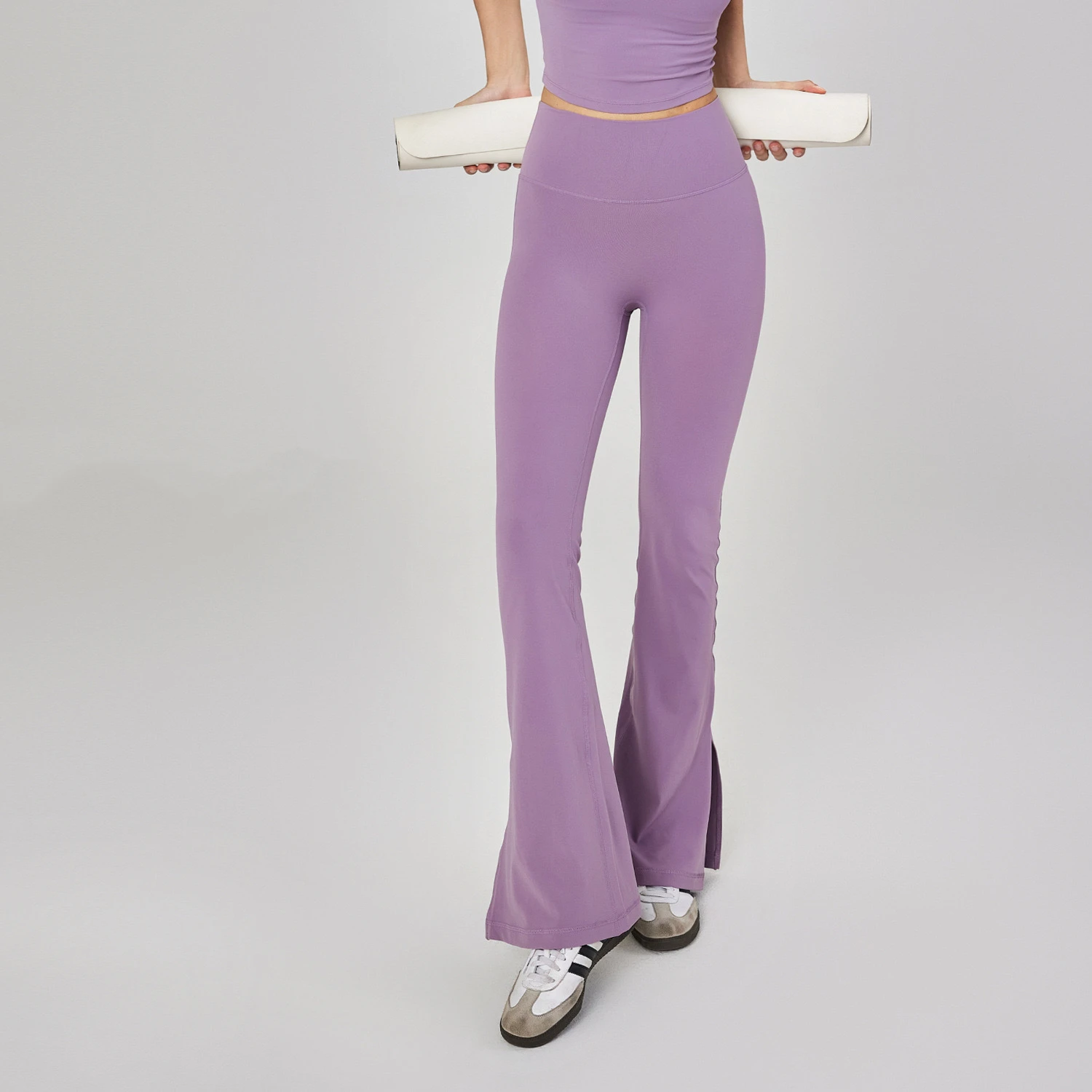 MEISU 2024 One Size Fits All Lulu Yoga Pants:High Waist Lift Butt Yoga Flare Pants Outdoor Peach Hip Fitness Pants for Women