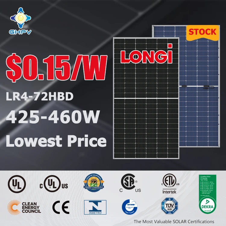 Longi 580W 585W 590W 595W 600W Lr5-72Hth Solar Panels Whole Panneau Solaire Longi Solar Photovoltaic Company