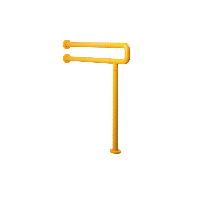 Toilet Safety Handrail Grab Rod ABS Barrier-Free Nylon Handrail for Disabled Elderly Hospital Use-for Bathroom and Shower