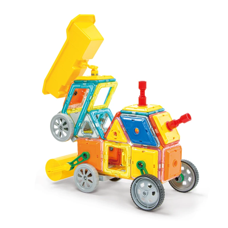 STEM Educational Construction Kit 3D car and auto Magnetic Toys Magnetic Stem Toys Birthday Gift