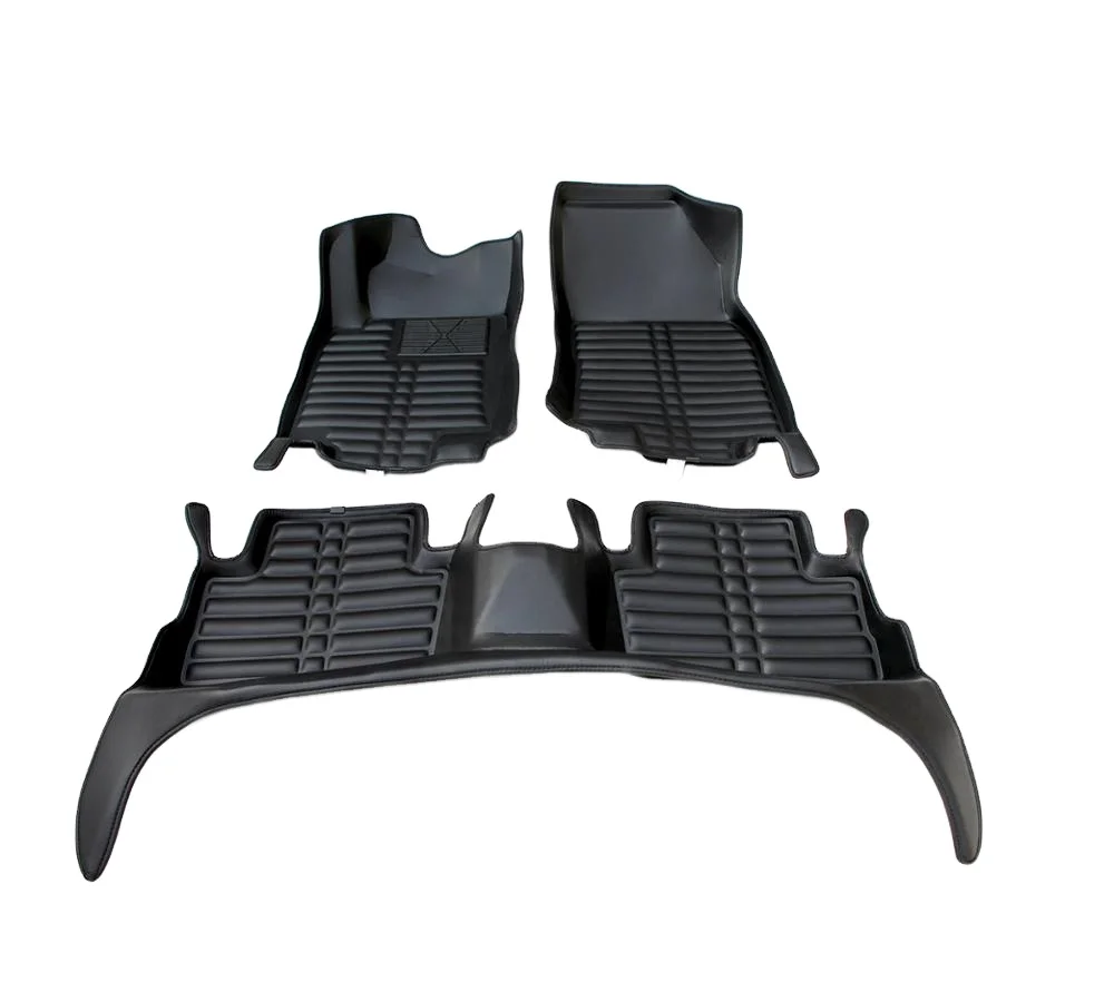 5d High Quality Hot Pressured Leather Eva Car Mats For VW For Tiguan With Logo Accept