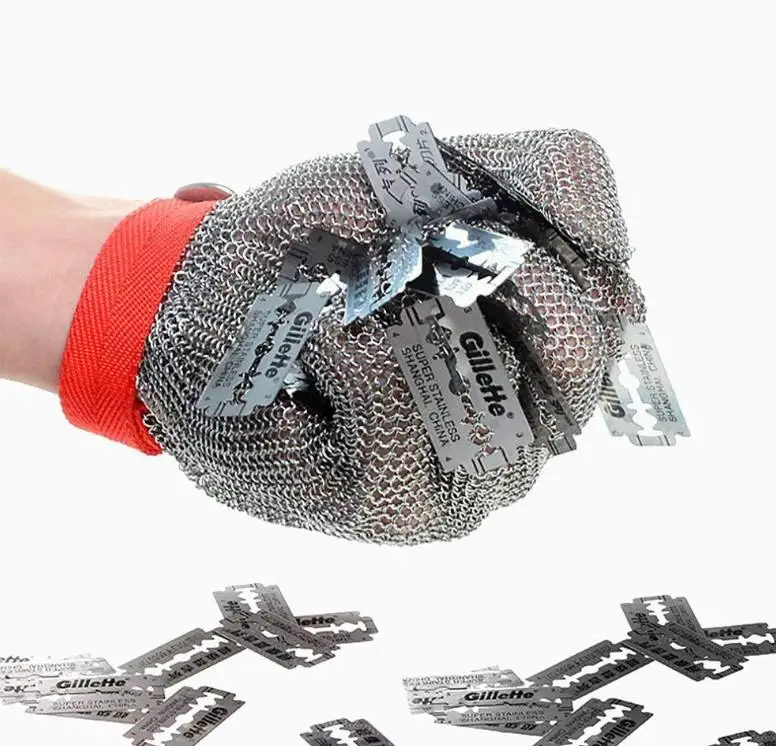 Stainless Steel Chain Mail Mesh Anti Cut Proof Metal Chain  stainless steel anti cut