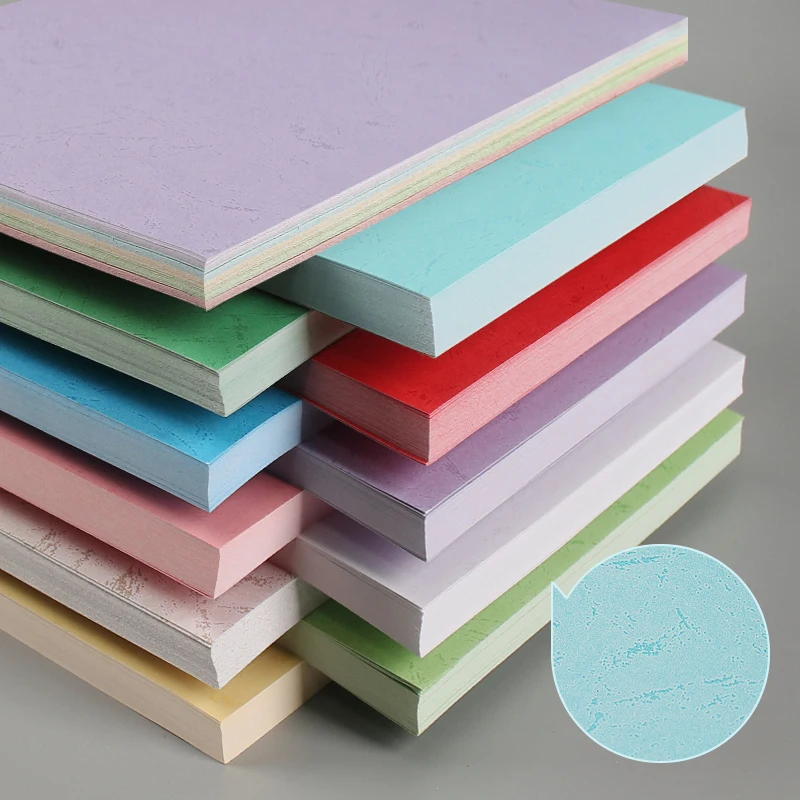 Quality A3++ 180gsm Leather Binding Paper Smooth Notebook Cover Leather Grain Binding Paper Wrapping Paper Wholesale