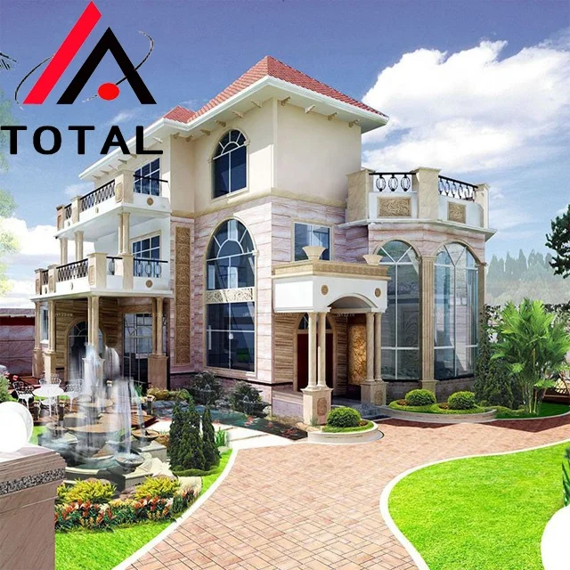 Легкая сборка китайских сборных домов недорого 4 спальни легкая стальная рама дом вилла