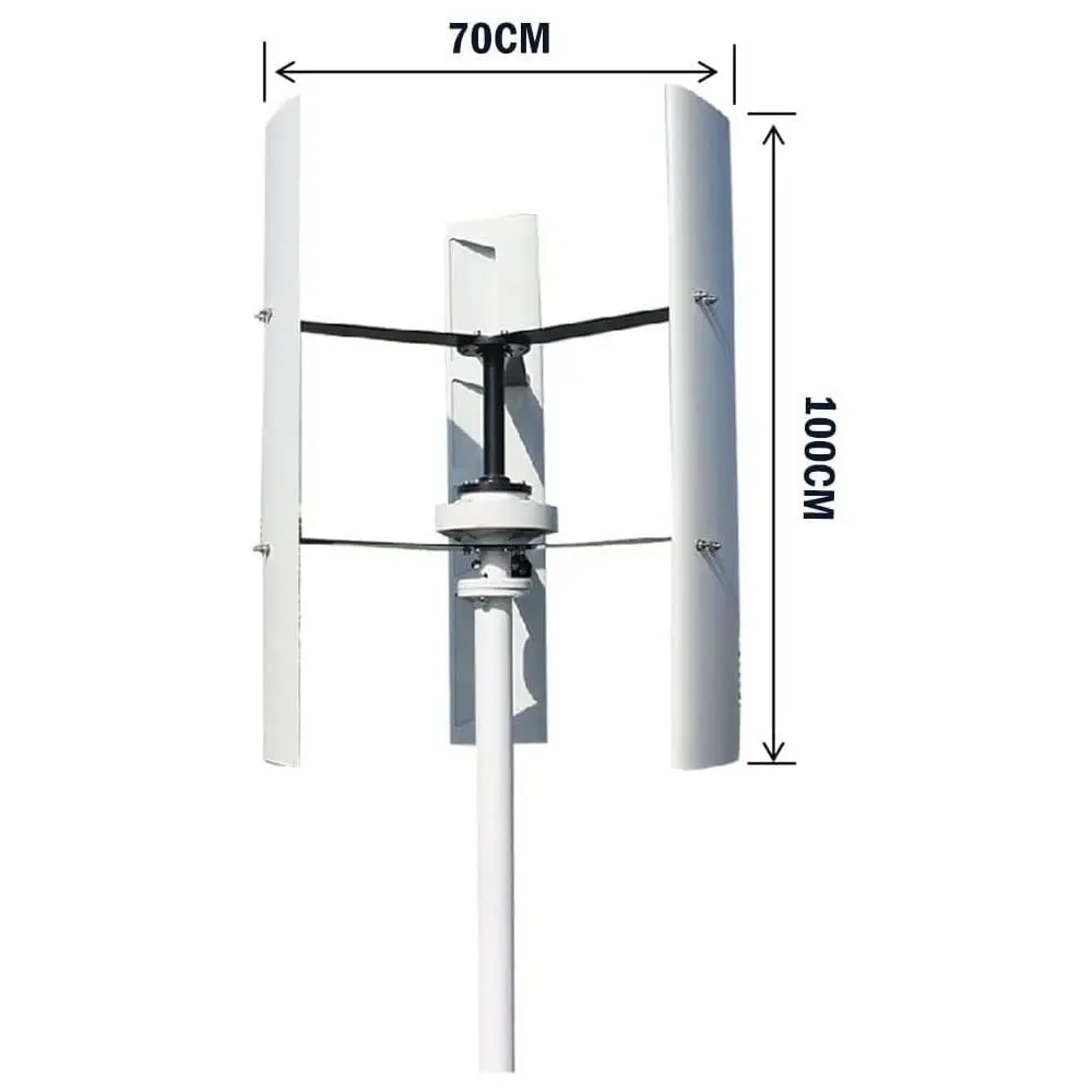 Big Windmill 12v 24V 48v 96v 220v Vertical Wind Turbine Generator Alternative 5kw 3kw 20kw with Hybrid Controller