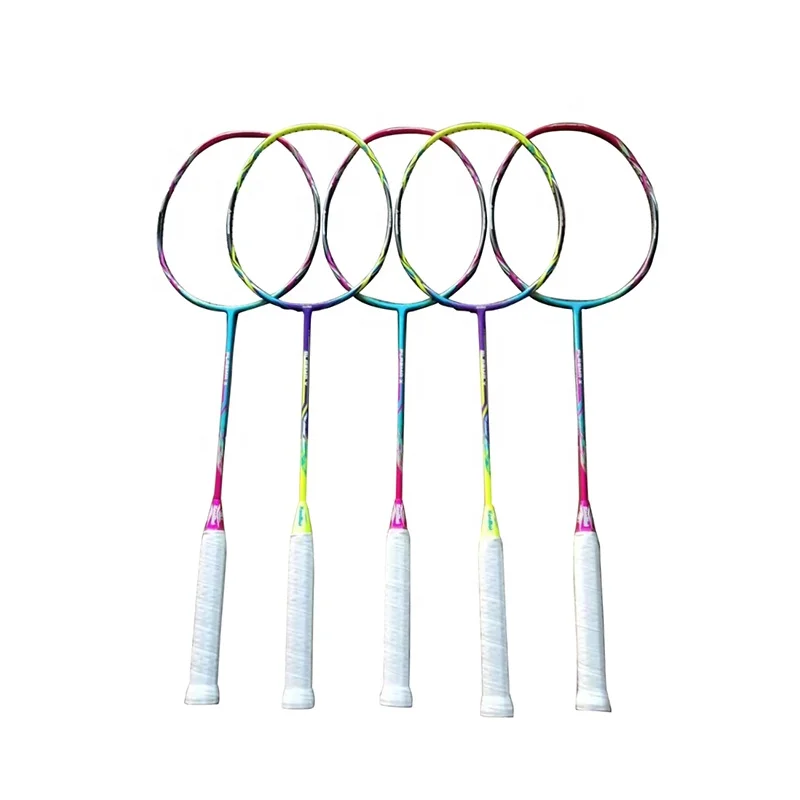 Wholesale top 4U 84g 30lbs outdoor badminton racket with Toray Graphite Fiber