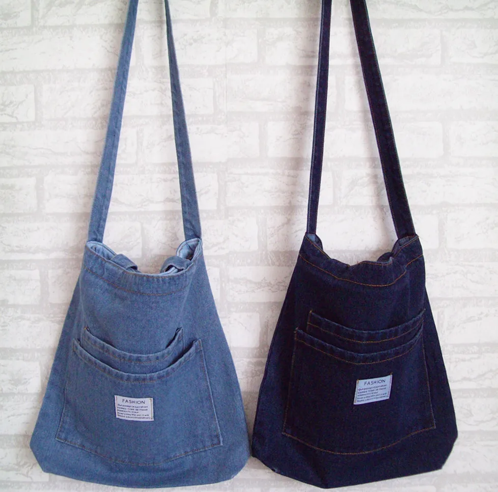 High Quality Fashion Casual Ins Style Large Capacity  Foldable Shopping Bag for Woman Canvas  Shopping Bag with Handle, Front Po