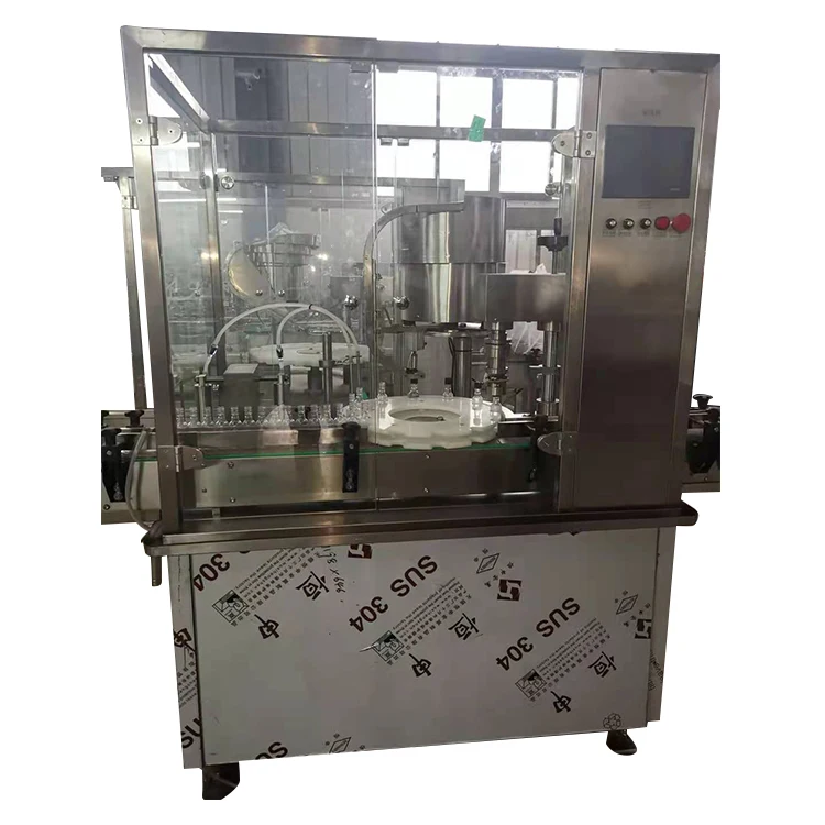 Manufacturer Direct Sale Automatic Pneumatic Bottle Filling and Capping Machine for Juice Honey E-liquid Essential Oil
